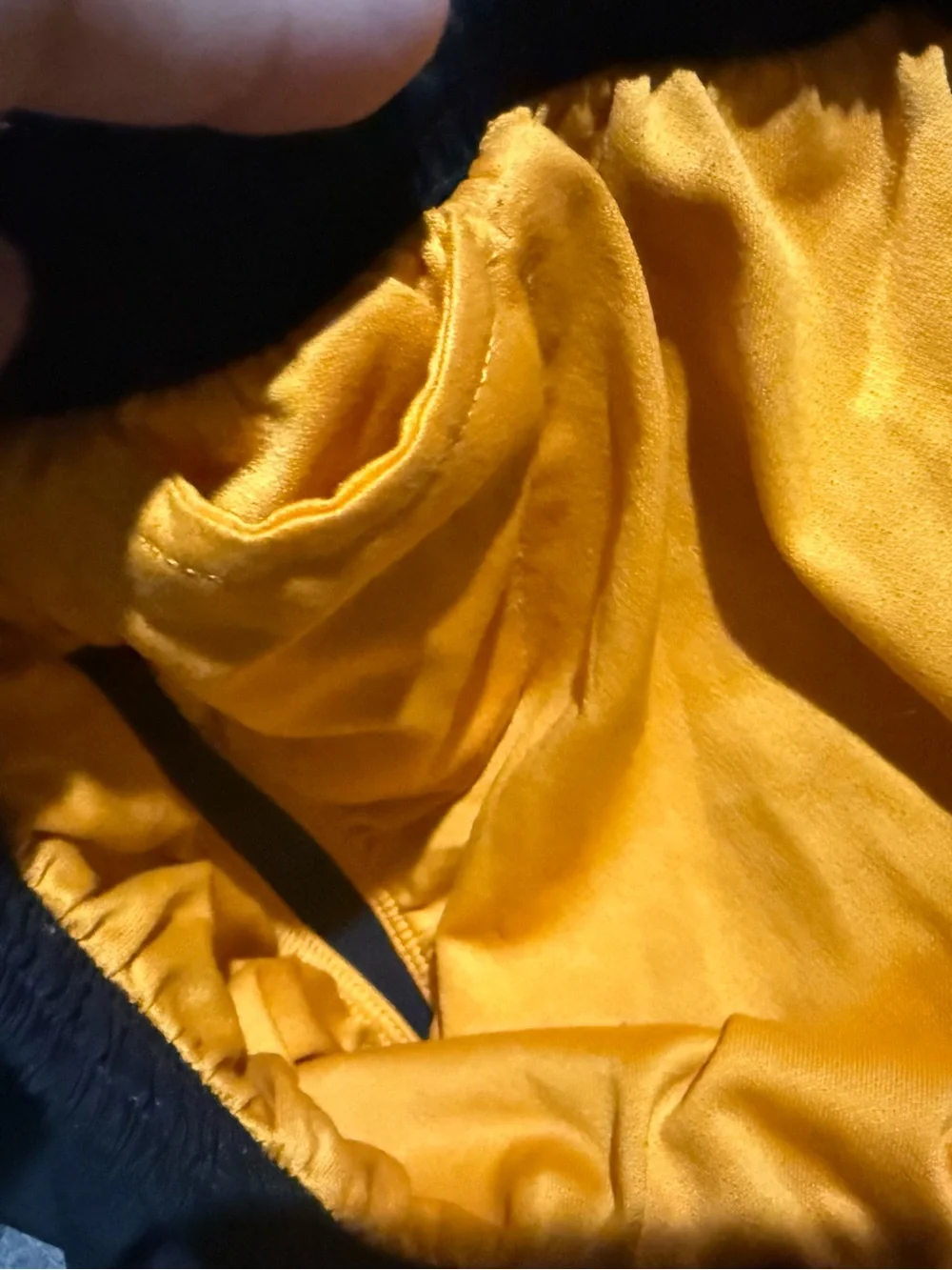 Nike Black Shorts with Orange